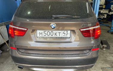 Замена драйвера LED фонаря BMW  X3 F25
