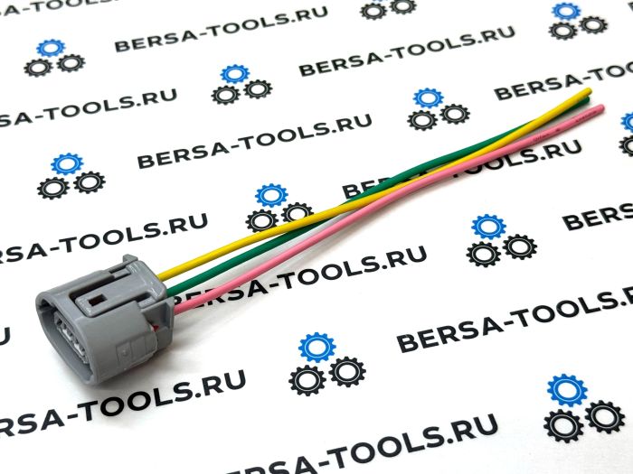 Разъем 3-контактный генератора DENSO японских и корейских автомобилей (6189-0443, 90980-11349)
