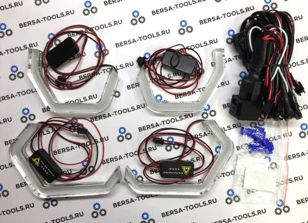 Светодиодные ангельские глазки Iconic BMW M3 M4 E90, E92, F30 (Цвет: Желтый)