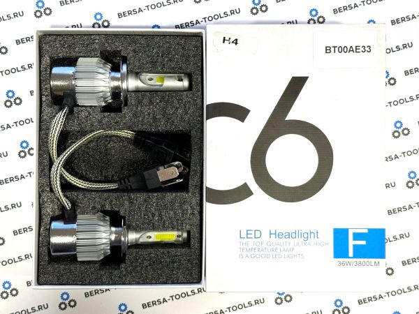 Светодиодные лампы головного света C6 Headlight H4