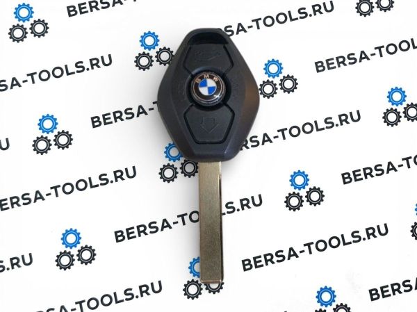 Ключ-ромб в сборе с лезвием нового образца HU92 (CAS 868 mhz) для BMW