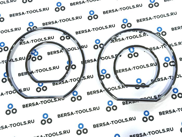 Кольца в приборную панель BMW E46 (хром)