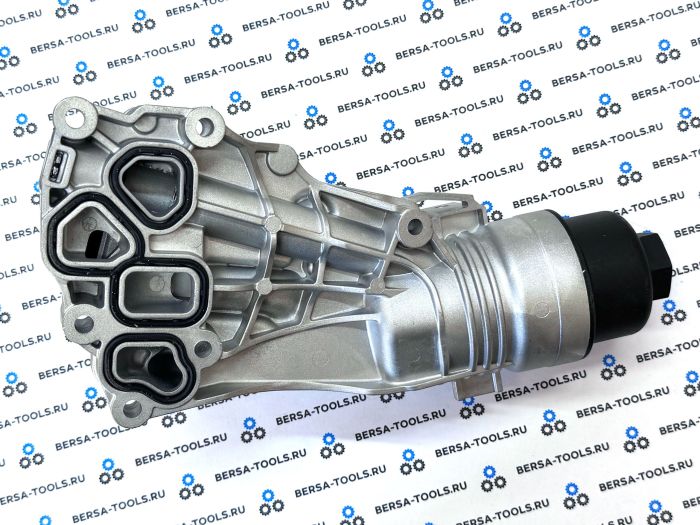 Алюминиевый корпус масляного фильтра BMW B36C, B38B, B46C, B46D, B48C, B48D (11428661958, 11428649177, 11428580412)