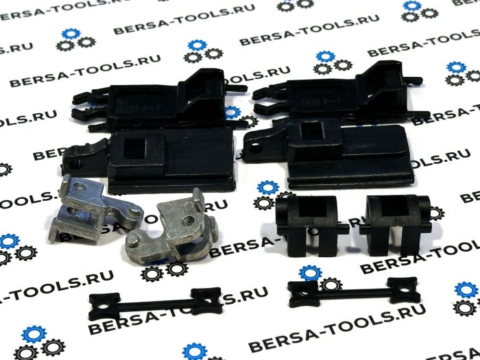 Ремкомплект направляющих люка для BMW E36 E46 E38 (54128119747, 54128119748) из 10 деталей 