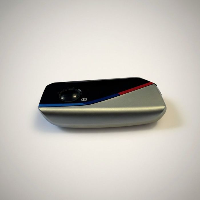 Корпус смарт ключа BMW F-series, G-series (Цвет: Серебро, Кнопка «Звук»)