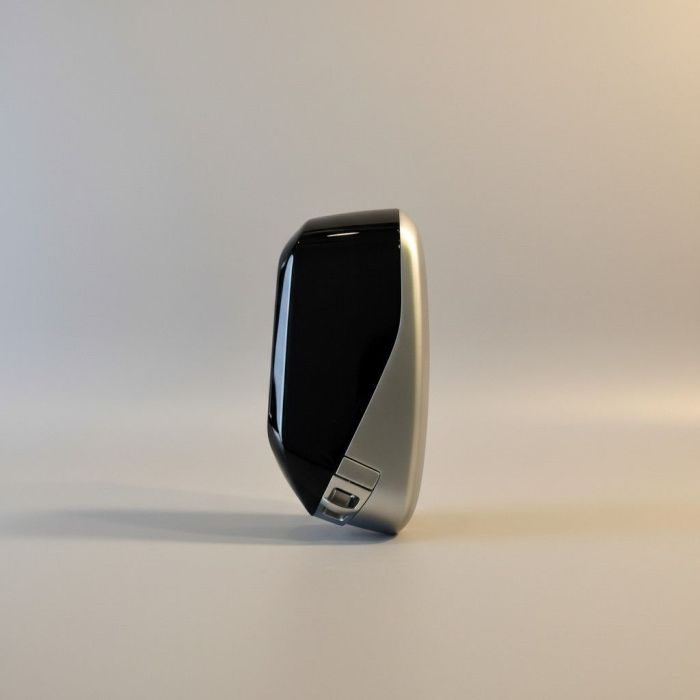 Корпус смарт ключа BMW F-series, G-series (Цвет: Серебро, Кнопка «Звук»)