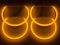 Ангельские глазки Cotton для BMW E46 фары без линз (Оранжевый)