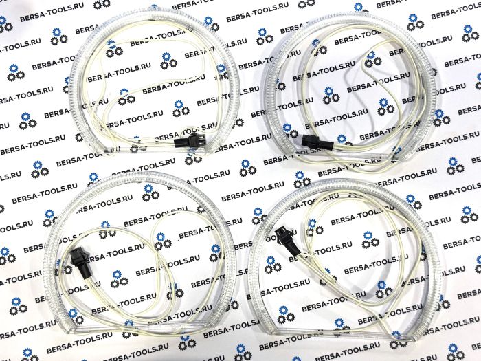 Ангельские глазки CCFL для BMW E46 фары без линз (Белый)