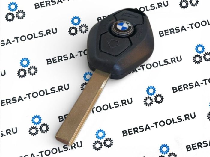 Ключ-ромб в сборе с лезвием нового образца HU92 (CAS 315 mhz) для BMW