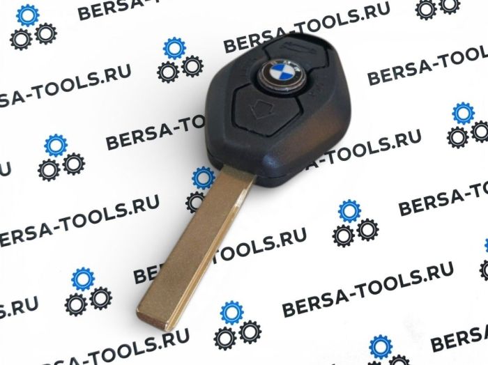 Ключ-ромб в сборе с лезвием нового образца HU92 (CAS 868 mhz) для BMW