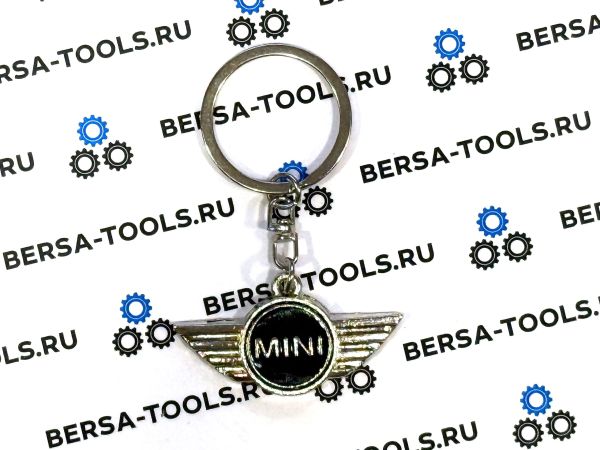 Металлический брелок с логотипом MINI (Чёрный)