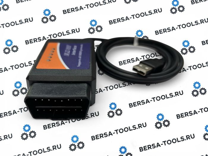 Диагностический адаптер ELM327 с чипом PIC18F25K80 (USB, V 1.5)