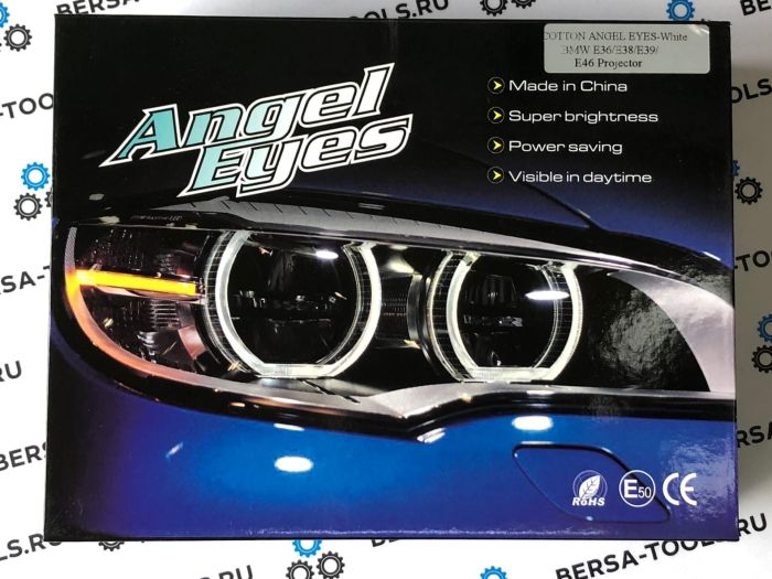 Ангельские глазки (Cotton LED) BMW E36 E38 E39 E46 (Белые)