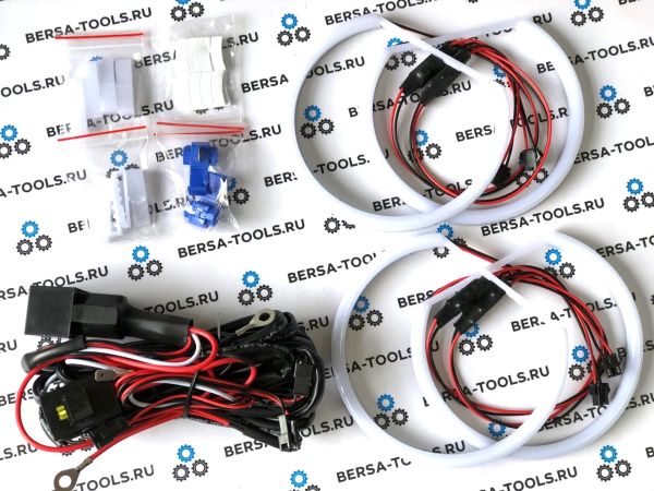 Ангельские глазки Cotton для BMW E36, E38, E39, E46  (Белый)