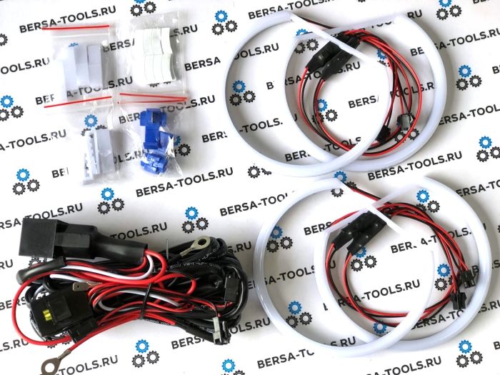 Ангельские глазки Cotton для BMW E36, E38, E39, E46  (Белый)