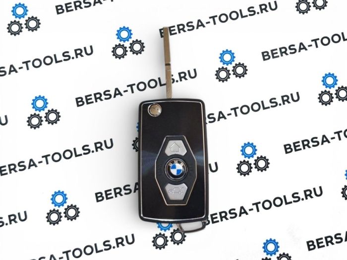Корпус выкидного ключа "тумбочка" для BMW (С лезвием старого образца HU58)