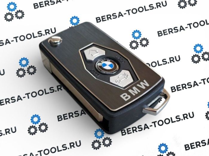 Корпус выкидного ключа "тумбочка" для BMW (C лезвием нового образца HU92)