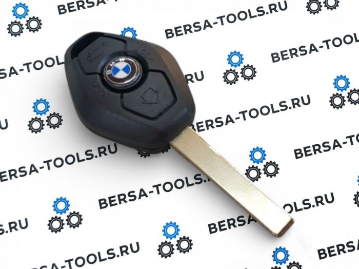 Ключ-ромб в сборе с лезвием нового образца HU92 (CAS 868 mhz) для BMW