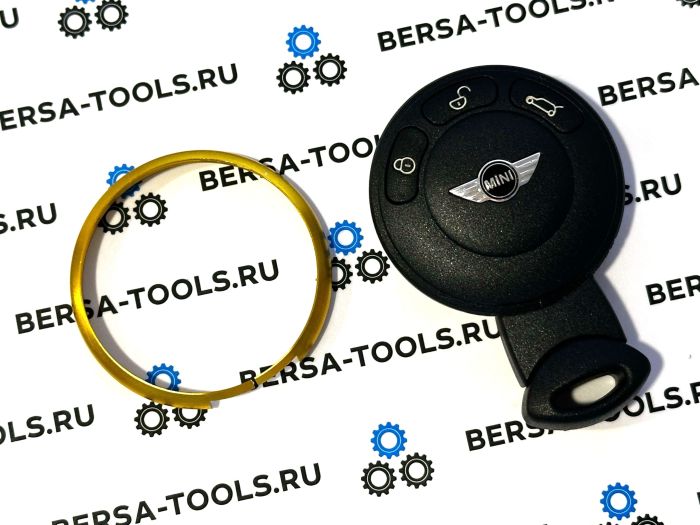 Декоративное кольцо для смарт-ключа MINI Cooper (золото)