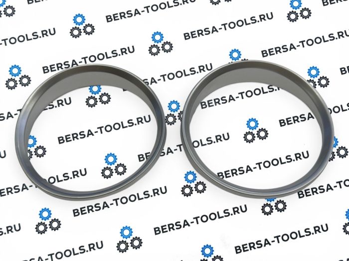 Кольца в приборную панель BMW E90 (матовое серебро)