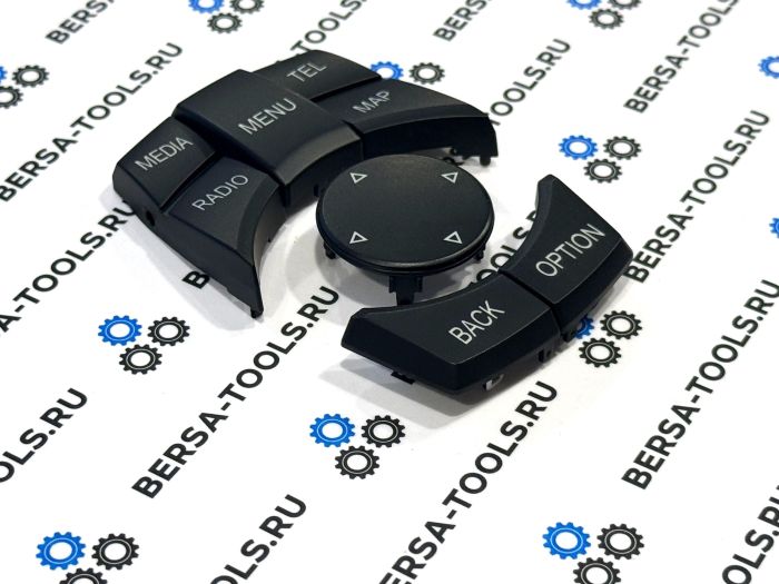 Кнопки джойстика управления мультимедиа CIC BMW F20, F22, F30, F34, F36, F10, F02, F06, F25, F15, F16 (65829267955) (6 деталей)
