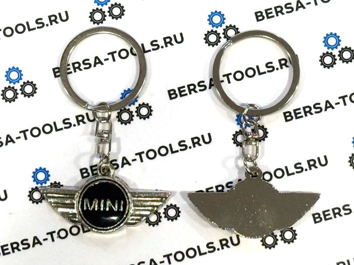 Металлический брелок с логотипом MINI (Чёрный)