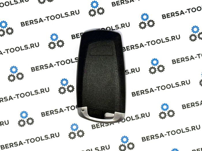 Корпус смарт-ключа BMW F-series серебро (с кнопкой звукового сигнала 4 кнопки)