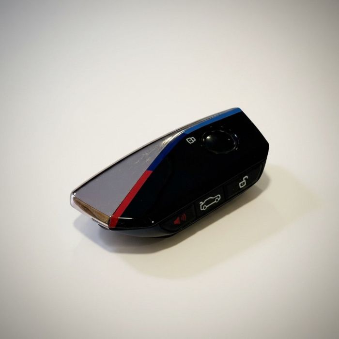 Корпус смарт ключа BMW F-series, G-series (Цвет: Розовый, Кнопка «Звук»)