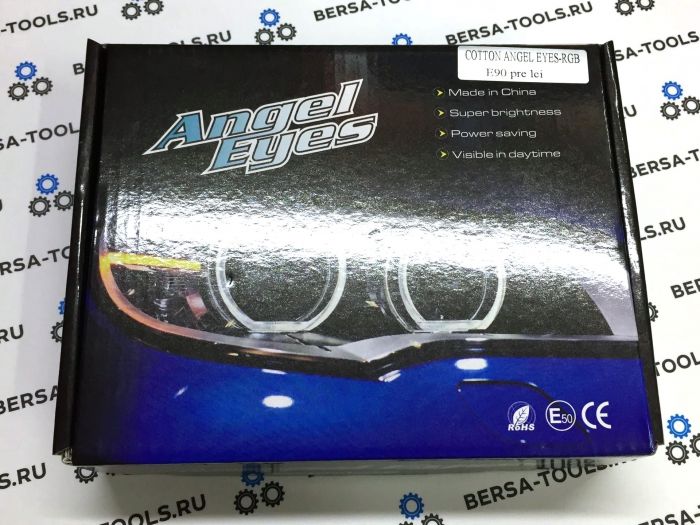 Ангельские глазки Cotton RGB (многоцветные) для BMW E90 LCI