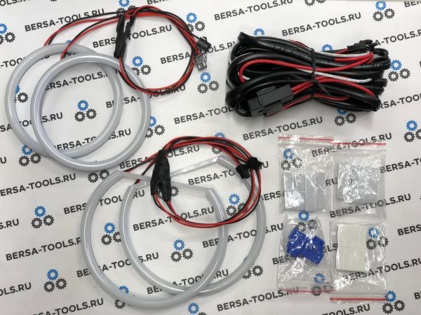 Ангельские глазки (Cotton LED) BMW E90 LCI (рестайл) (Белые)