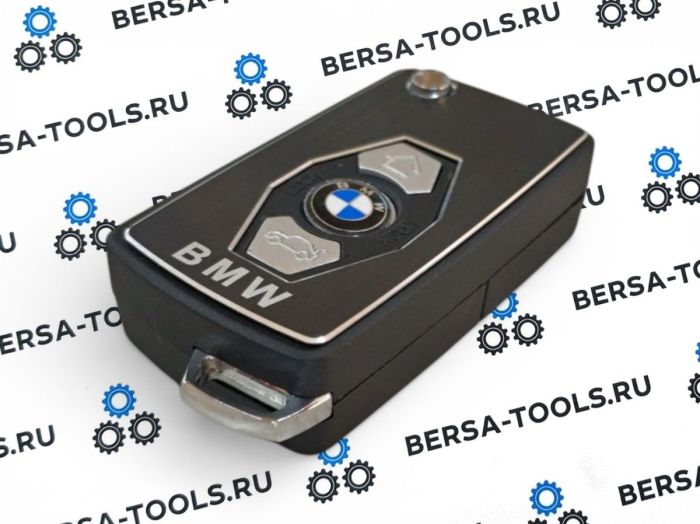 Корпус выкидного ключа "тумбочка" для BMW (C лезвием нового образца HU92)