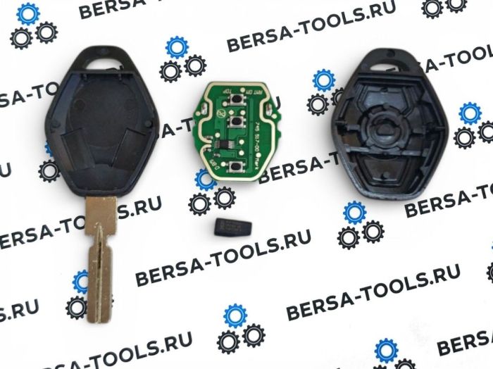 Ключ-ромб в сборе с лезвием старого образца HU58 (EWS 434 mhz) для BMW