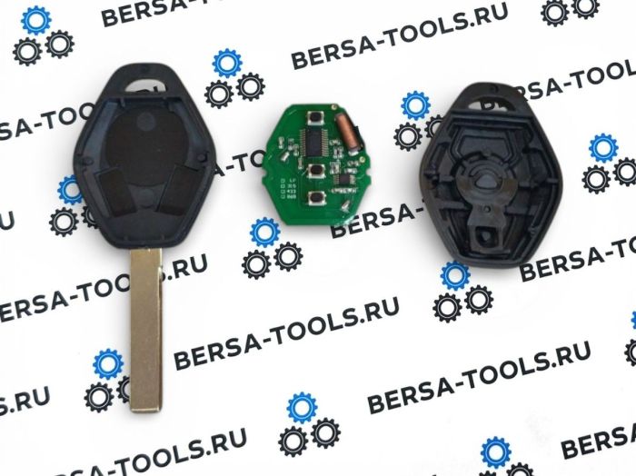 Ключ-ромб в сборе с лезвием нового образца HU92 (CAS 315 mhz) для BMW