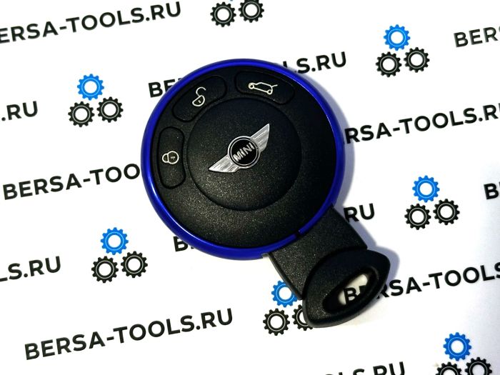 Декоративное кольцо для смарт-ключа MINI Cooper (синий)