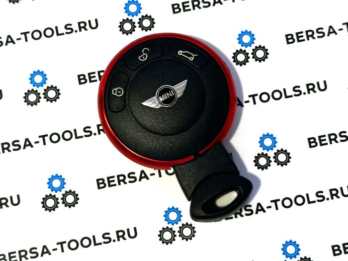 Декоративное кольцо для смарт-ключа MINI Cooper (красный)