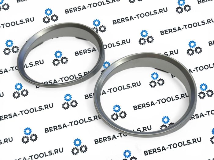 Кольца в приборную панель BMW E90 (матовое серебро)