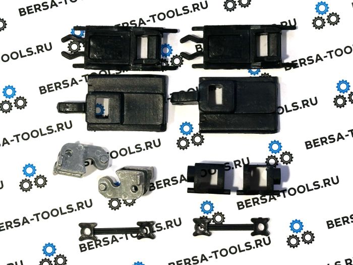 Ремкомплект направляющих люка для BMW E36 E46 E38 (54128119747, 54128119748) из 10 деталей 
