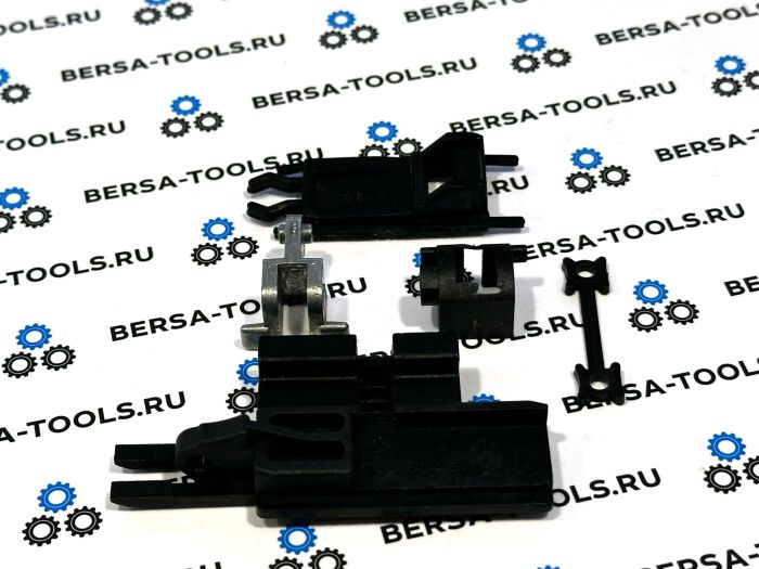 Комплект направляющих люка крыши BMW Е39, X5 E53 (5 деталей - для левой стороны)