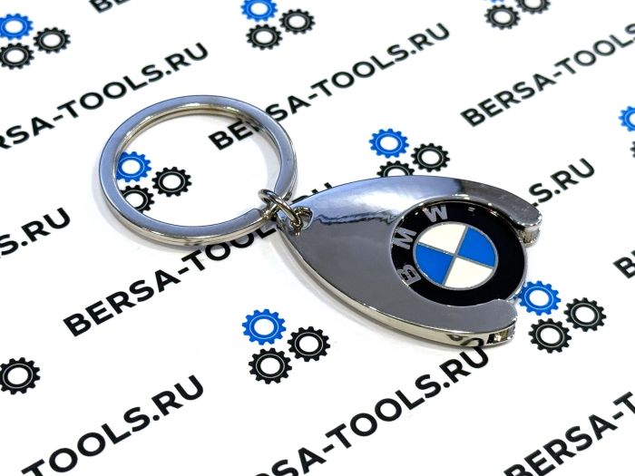 Металлический брелок с логотипом BMW (тип 2)