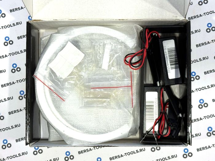 Ангельские глазки CCFL для BMW E46 фары без линз (Белый)