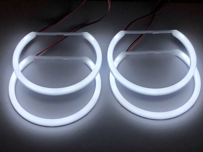 Ангельские глазки Cotton для BMW E36, E38, E39, E46  (Белый)