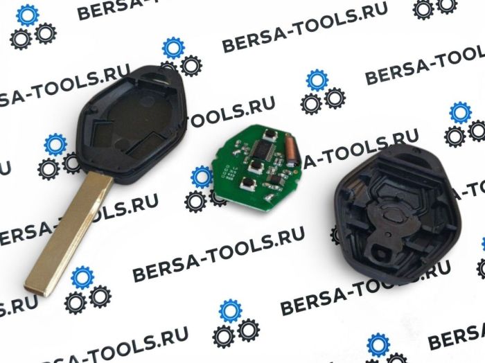 Ключ-ромб в сборе с лезвием нового образца HU92 (CAS 434 mhz) для BMW