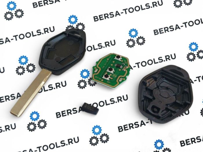 Ключ-ромб в сборе с лезвием нового образца HU92 (EWS 315 mhz) для BMW