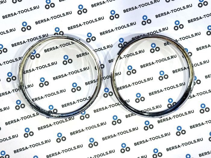 Кольца в приборную панель BMW E60 (хром)