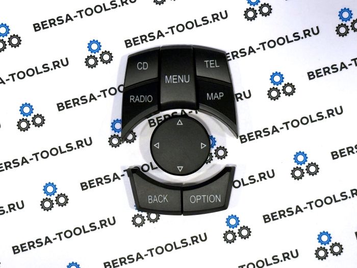 Кнопки джойстика управления мультимедиа CIC BMW F20, F22, F30, F34, F36, F10, F02, F06, F25, F15, F16 (65829206446) (6 деталей)