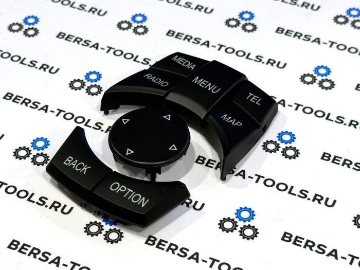 Кнопки джойстика управления мультимедиа CIC BMW F20, F22, F30, F34, F36, F10, F02, F06, F25, F15, F16 (65829267955) (6 деталей)