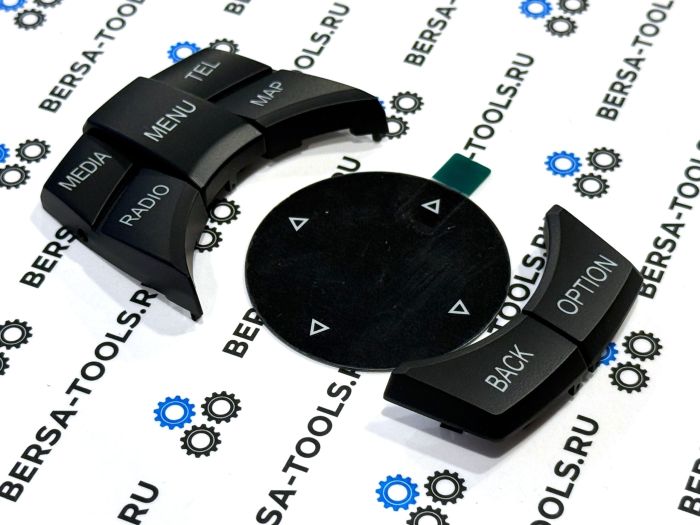 Кнопки джойстика управления мультимедиа CIC BMW F20, F22, F30, F34, F36, F10, F02, F06, F25, F15, F16 (65829290785) (6 деталей)