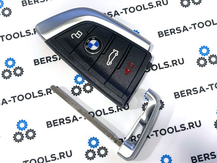Смарт-ключ в сборе для BMW (4 кнопки) CAS 3 315 mhz, чип 7945, бесключевой доступ