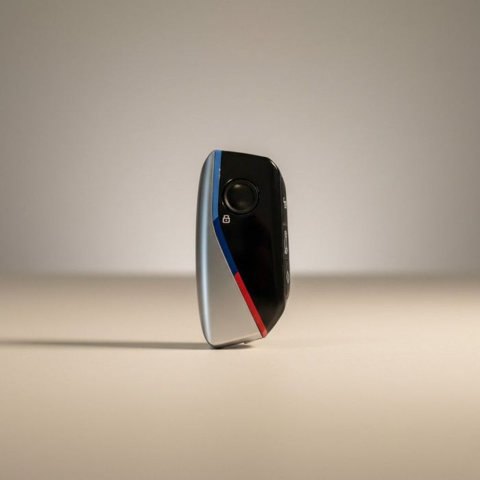 Корпус смарт ключа BMW для G, F, U series  (Цвет: Серебро, Кнопка «Ромб»)