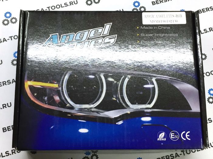 Ангельские глазки Iconic RGB для BMW M4 E90 E91 E60 F10 F30 F31 E61 F34 Wi-Fi